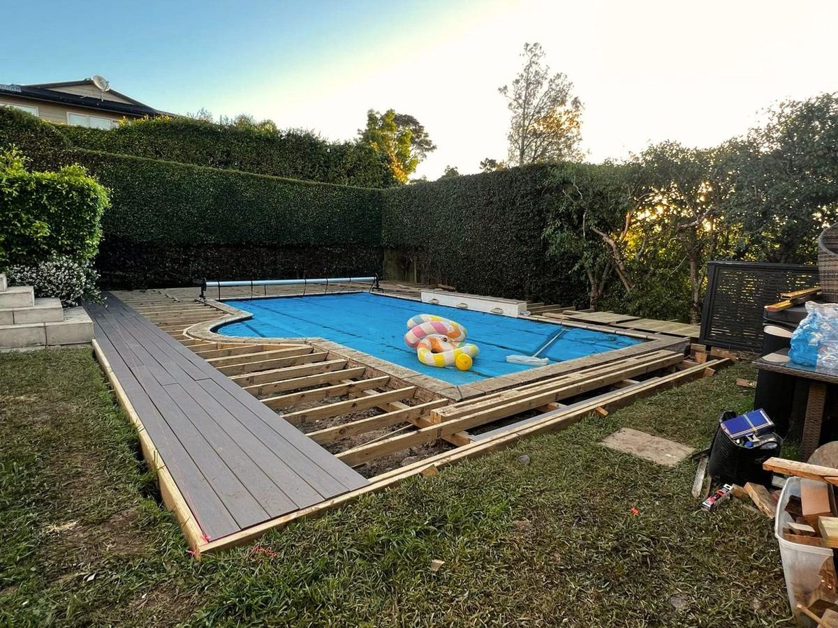 Backyard transformation project photo