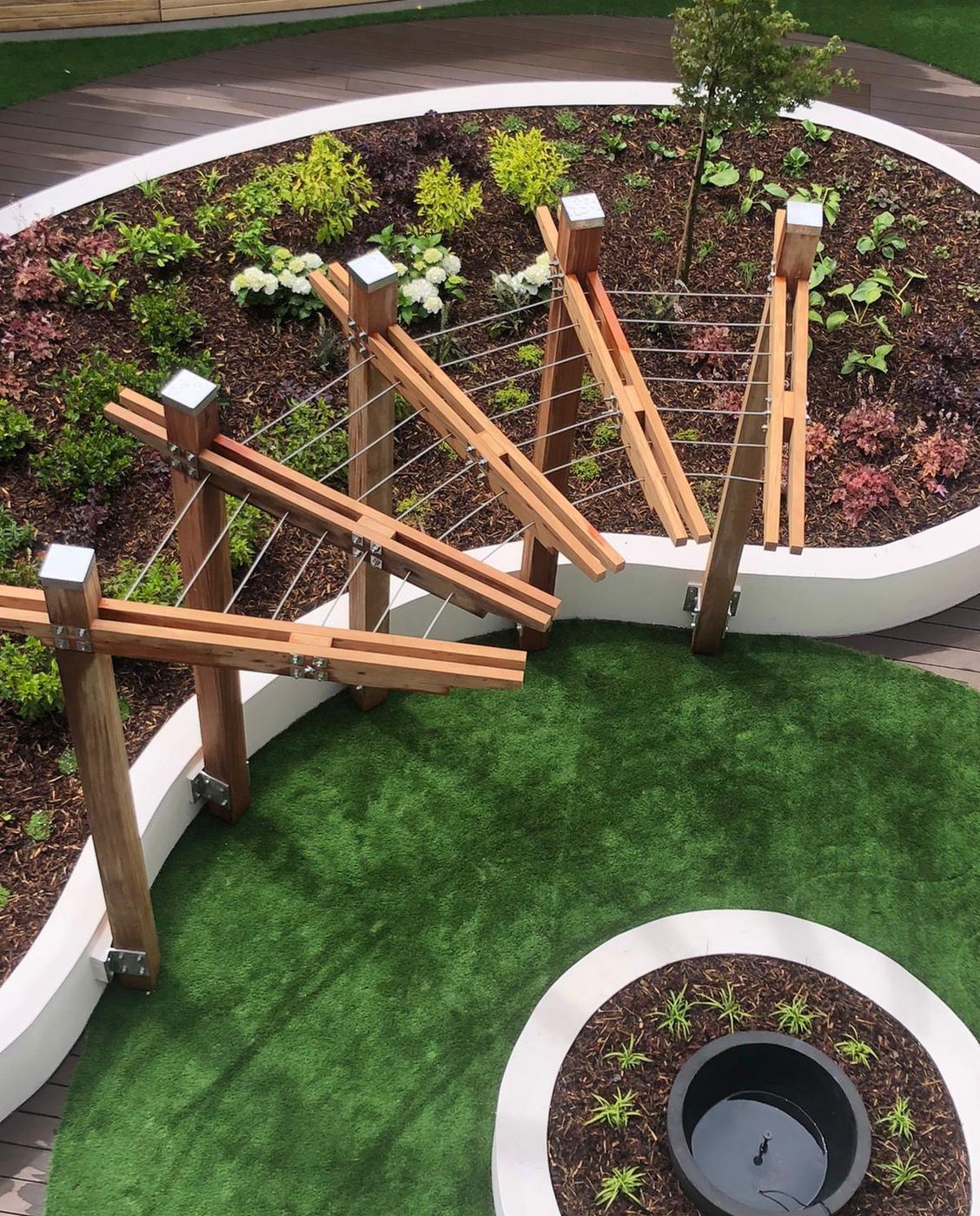 Retirement living courtyard project photo
